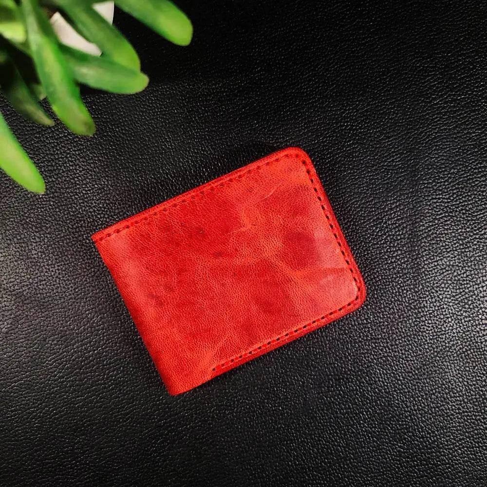 Handmade Leather Article No 102 Bifold Classic Wallet For Men - Ridge N Threads Pakistan