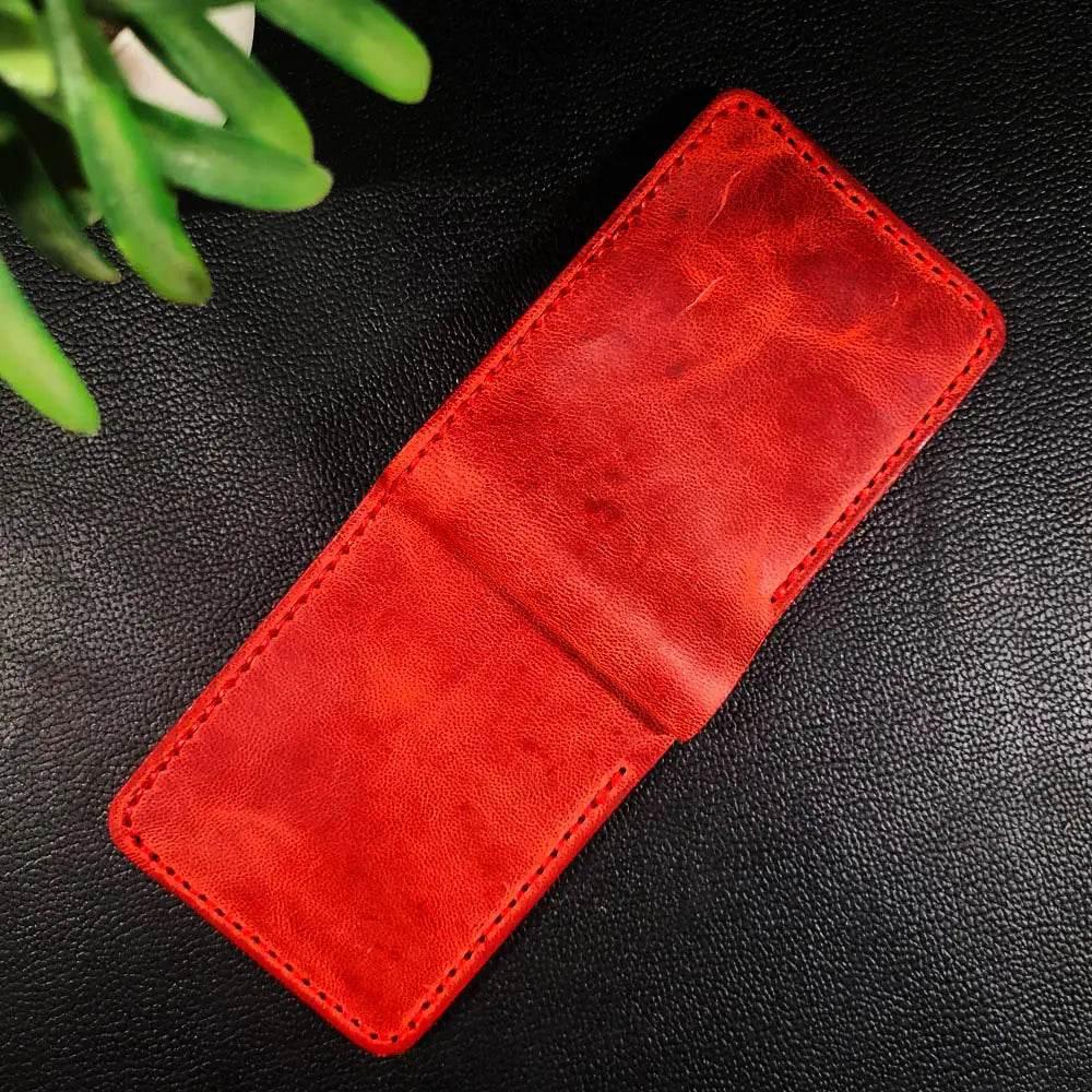 Handmade Leather Article No 102 Bifold Classic Wallet For Men - Ridge N Threads Pakistan