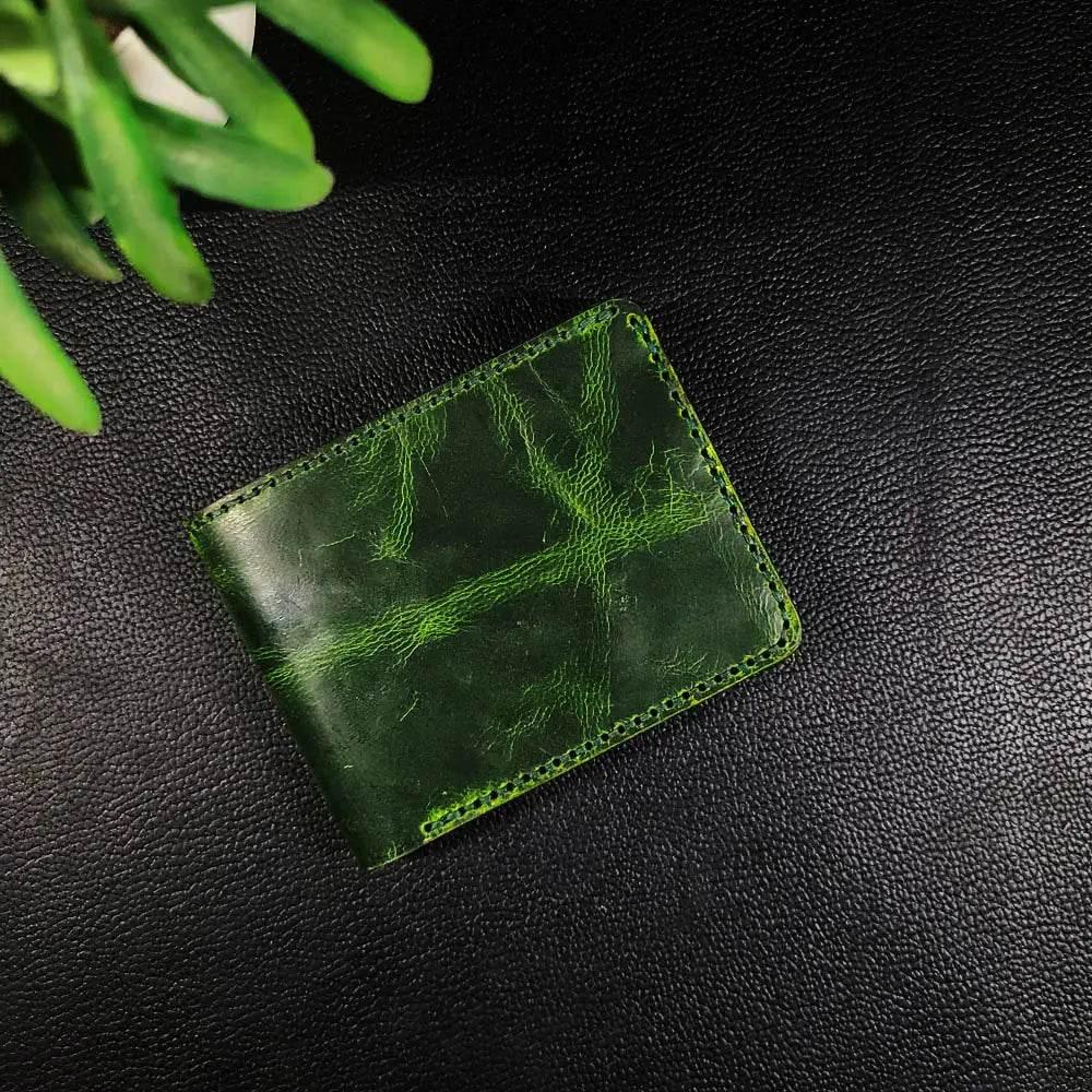 Handmade Leather Article No 102 Bifold Classic Wallet For Men - Ridge N Threads Pakistan