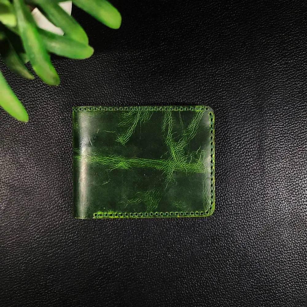 Handmade Leather Article No 102 Bifold Classic Wallet For Men - Ridge N Threads Pakistan