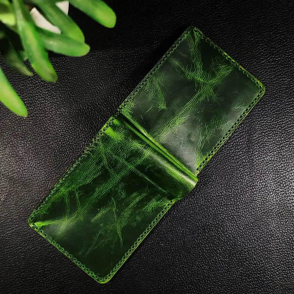 Handmade Leather Article No 102 Bifold Classic Wallet For Men - Ridge N Threads Pakistan