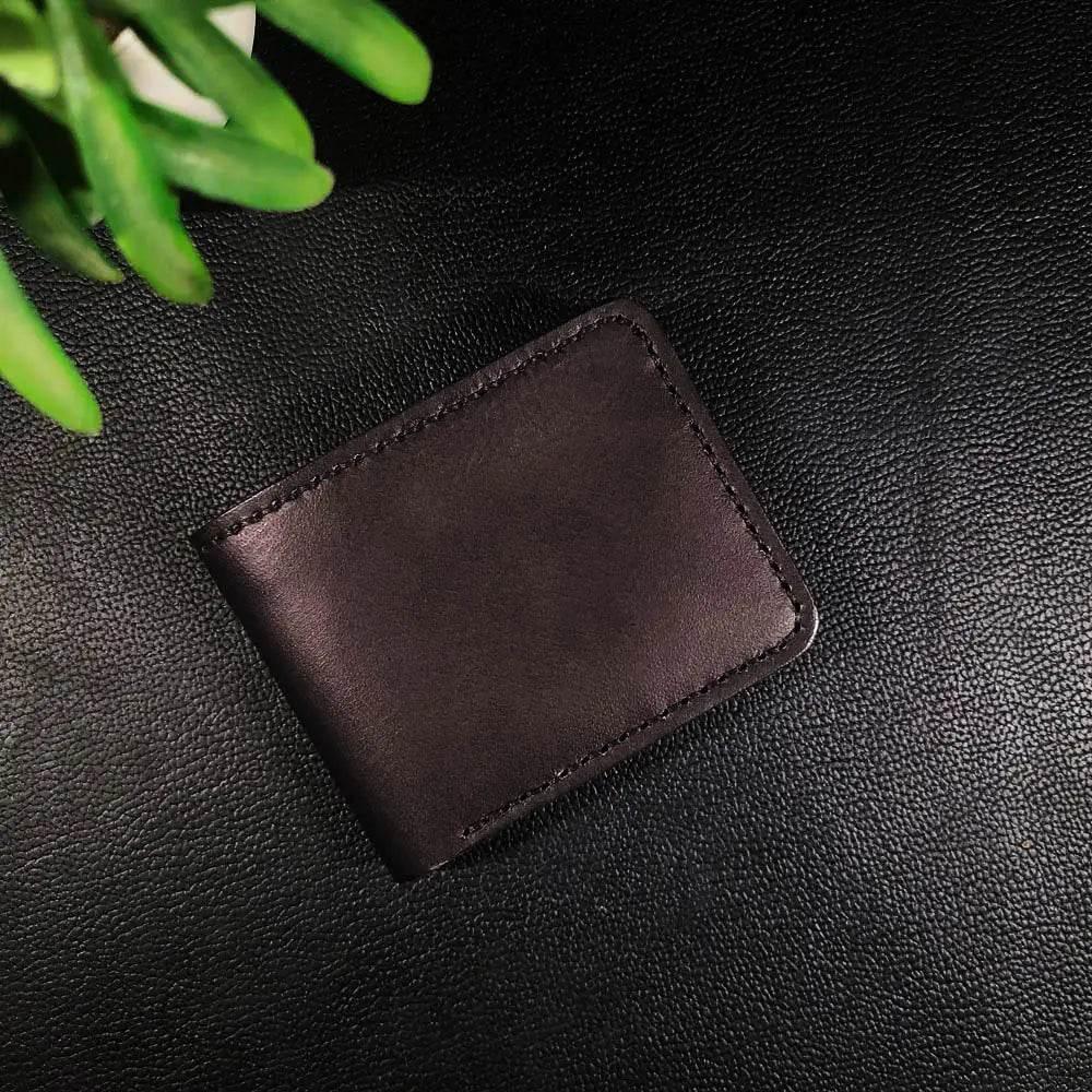 Handmade Leather Article No 101 Bifold Classic Wallet for Men - Ridge N Threads Pakistan