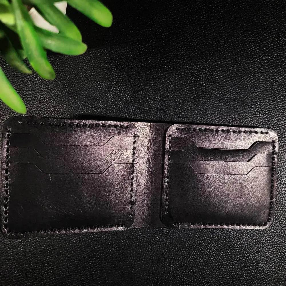 Handmade Leather Article No 101 Bifold Classic Wallet for Men - Ridge N Threads Pakistan