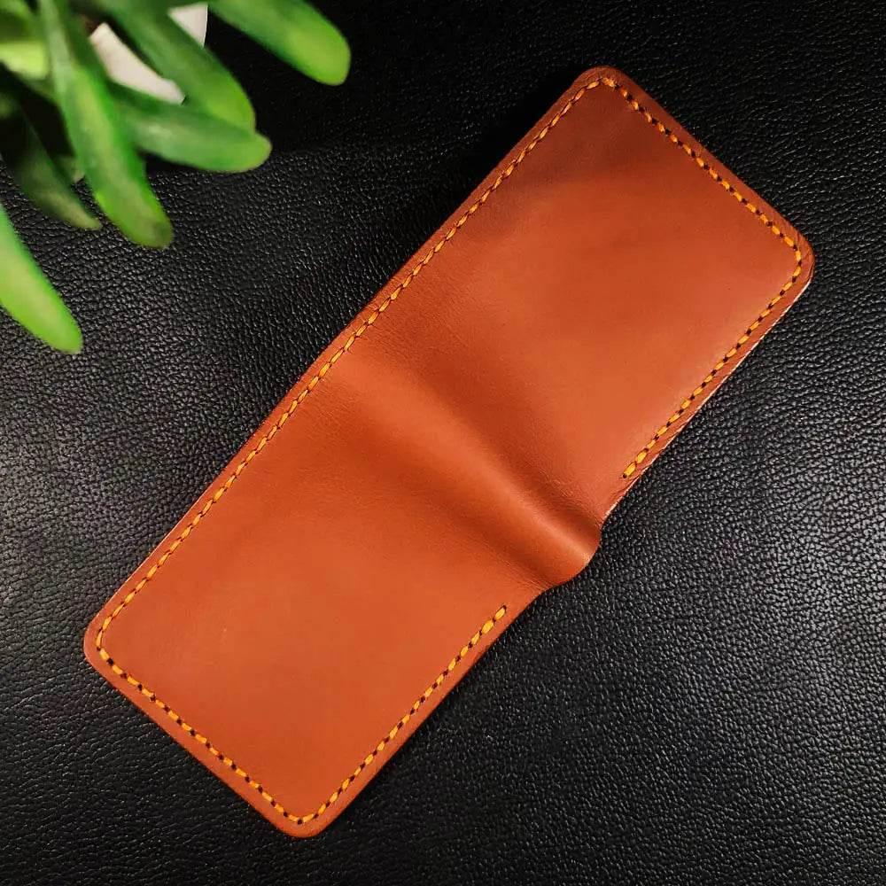 Handmade Leather Article No 101 Bifold Classic Wallet for Men - Ridge N Threads Pakistan