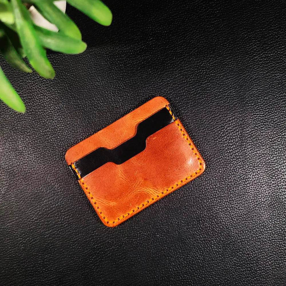 Article No 806 Slim Leather Card Holder - Ridge N Threads Pakistan