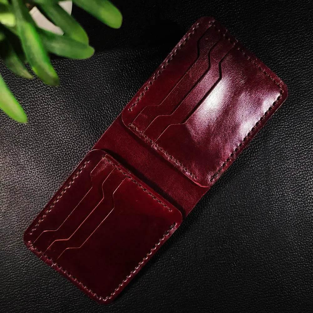Handmade Leather Article No 101 Bifold Classic Wallet for Men - Ridge N Threads Pakistan