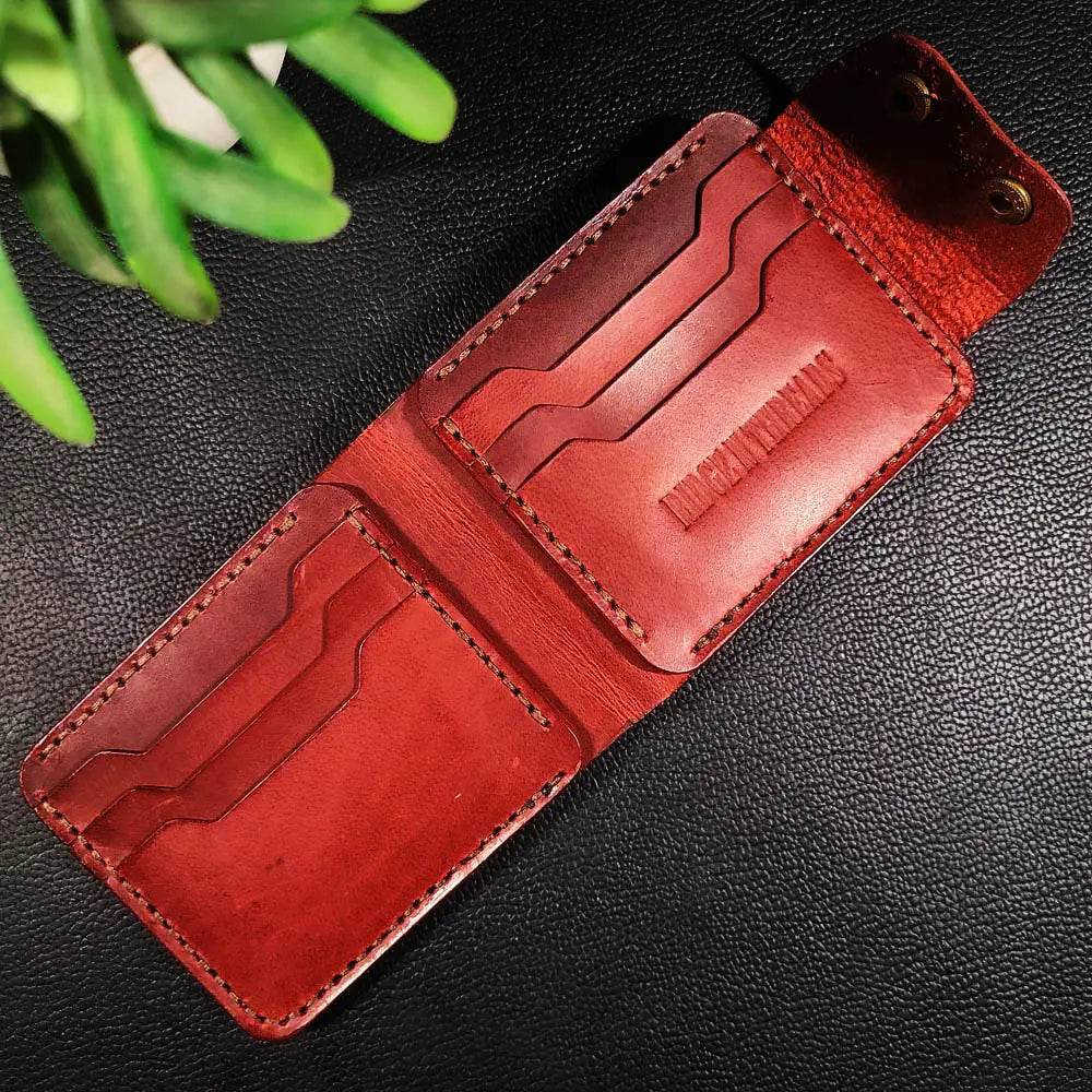 Article No 103 Bifold Traditional Wallet Full Option Double Snap - Ridge N Threads Pakistan