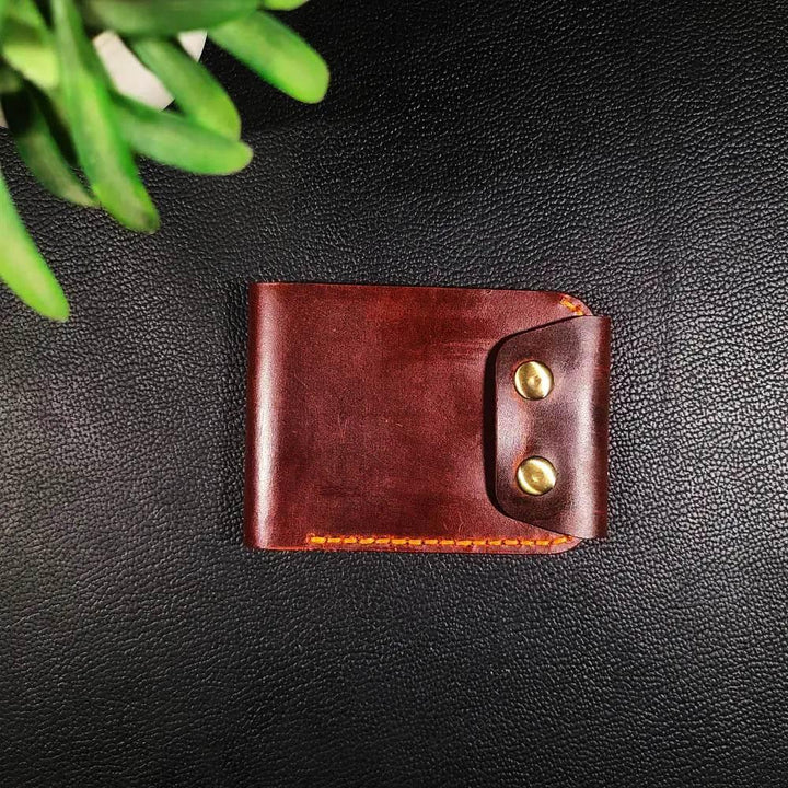 Handmade Leather Article No 503 Bifold Supreme Plus Wallet For Men - Ridge N Threads Pakistan