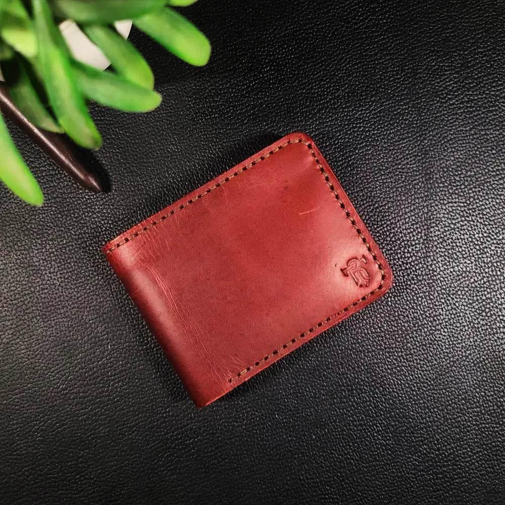 Handmade Leather Article No 101 Bifold Classic Wallet for Men - Ridge N Threads Pakistan