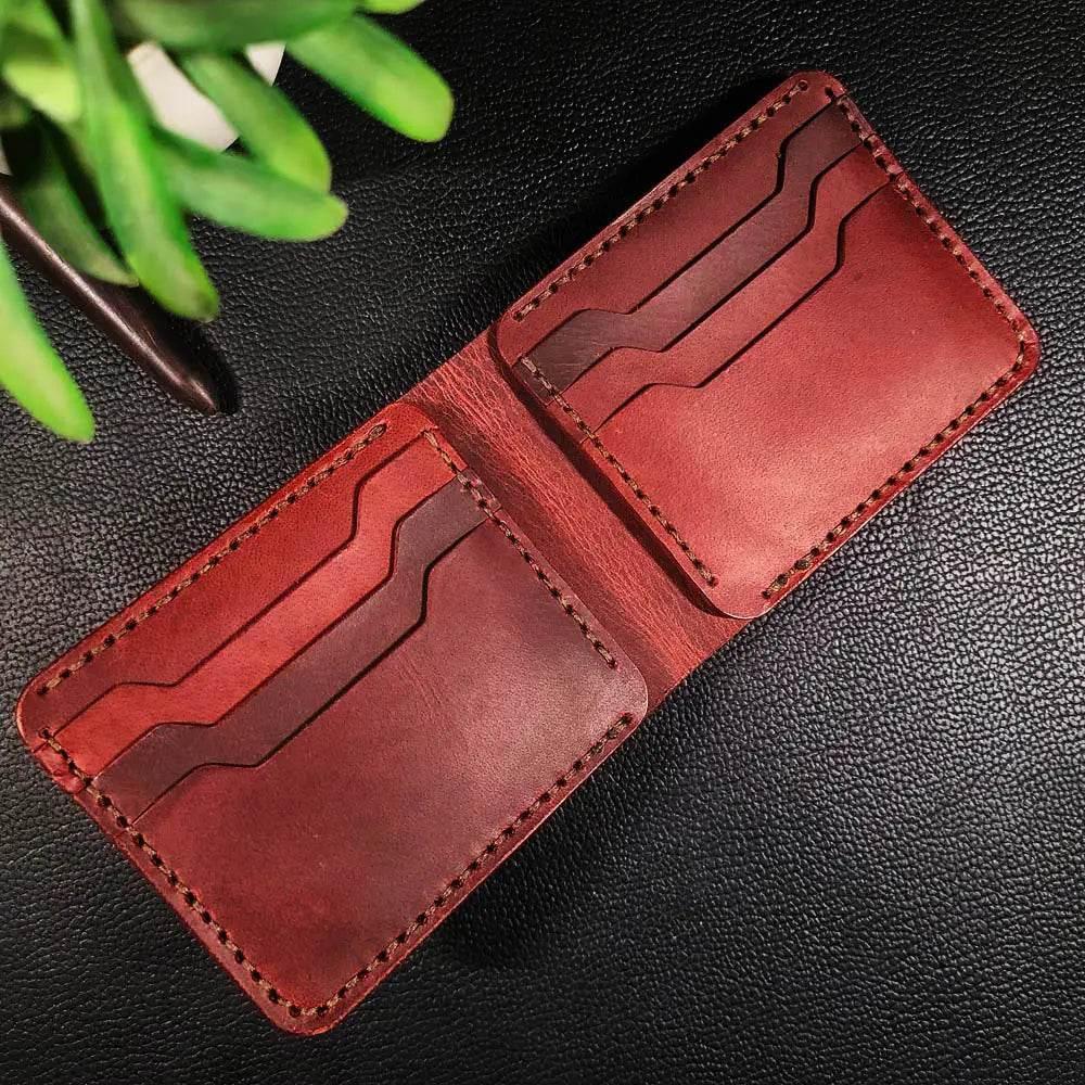 Handmade Leather Article No 101 Bifold Classic Wallet for Men - Ridge N Threads Pakistan