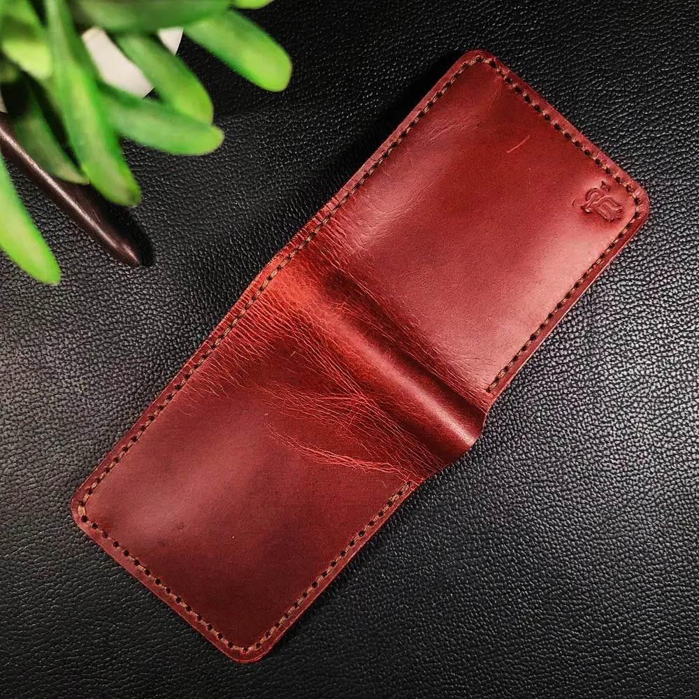 Handmade Leather Article No 101 Bifold Classic Wallet for Men - Ridge N Threads Pakistan
