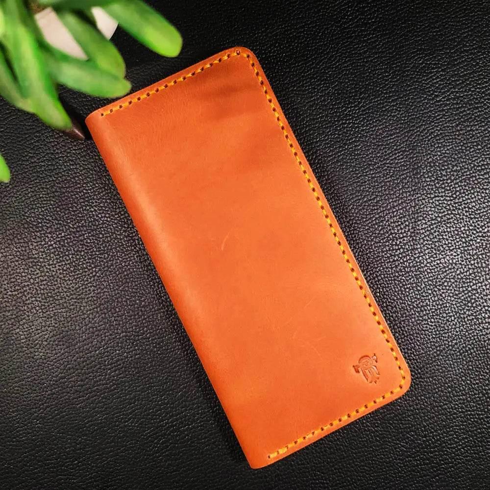 Handmade Leather Article No 701 Long Bifold Wallet For Men - Ridge N Threads Pakistan