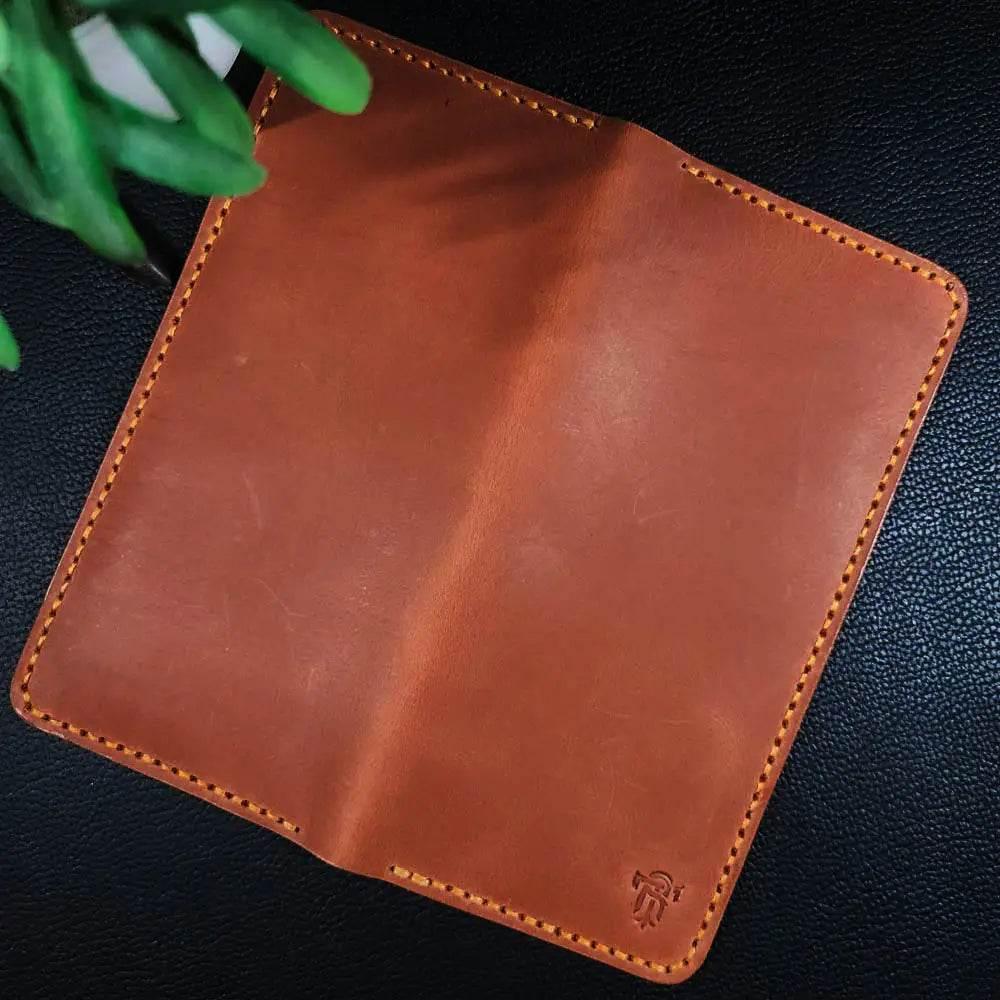 Handmade Leather Article No 701 Long Bifold Wallet For Men - Ridge N Threads Pakistan