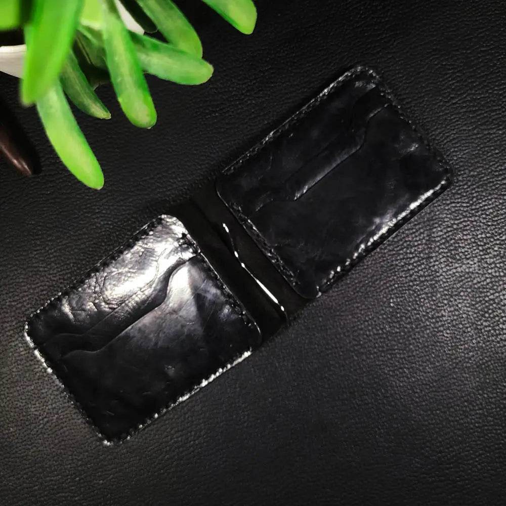 Article No 601 Money Clip Leather Wallet - Ridge N Threads Pakistan