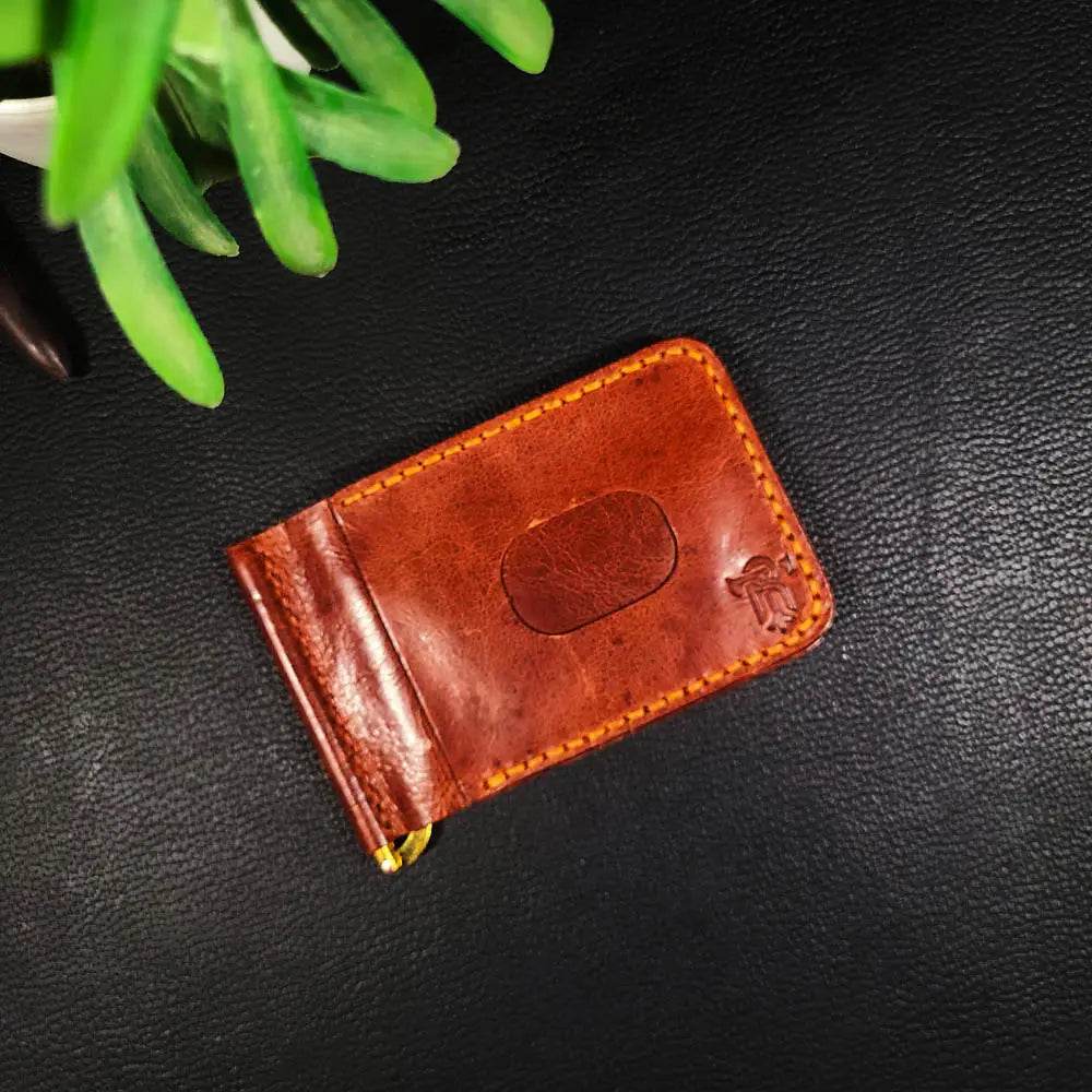 Article No 601 Money Clip Leather Wallet - Ridge N Threads Pakistan