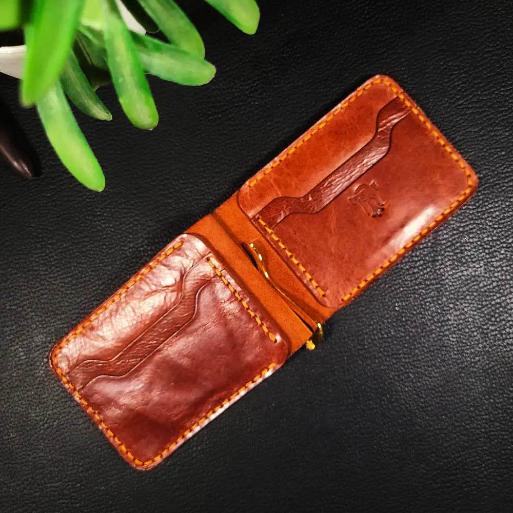 Article No 601 Money Clip Leather Wallet - Ridge N Threads Pakistan