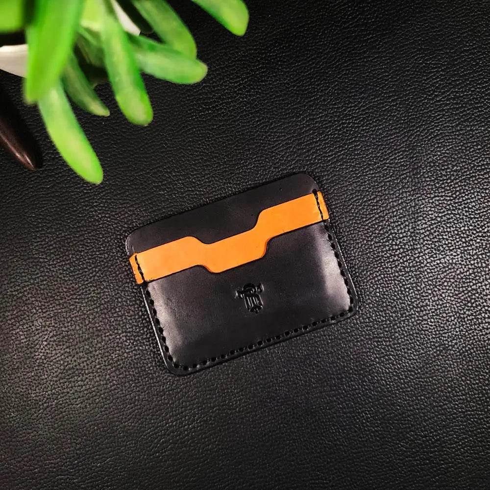 Handmade Leather Article No 806 Slim Leather Card Holder - Ridge N Threads Pakistan