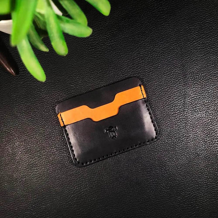 Handmade Leather Article No 806 Slim Leather Card Holder - Ridge N Threads Pakistan