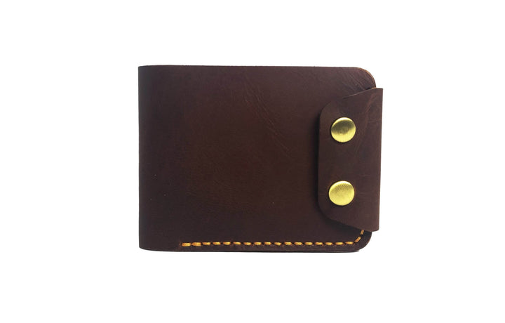 Article No 103 Bifold Full Option Traditional Wallet Double Snap - Ridge N Threads Pakistan
