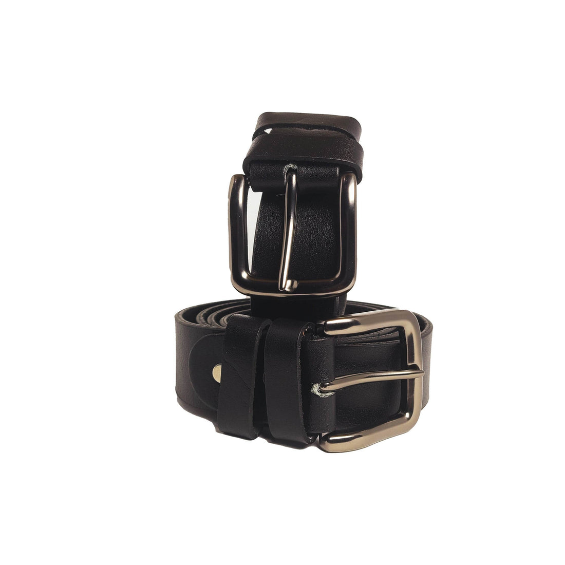 Original Handmade Leather Waist Belt Black - Premium Quality Accessories - Ridge N Threads Pakistan