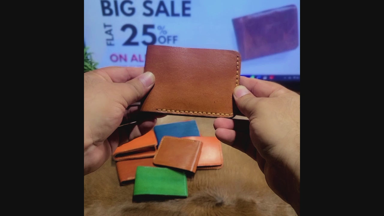 Article No 402 Bifold Dollar Size (Vegtan) Wallet