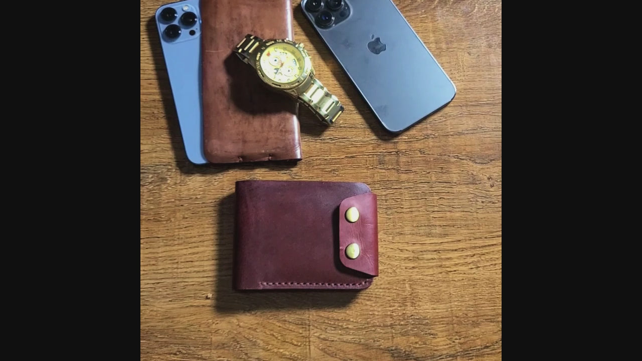 Article No 103 Bifold Traditional Wallet Full Option Double Snap