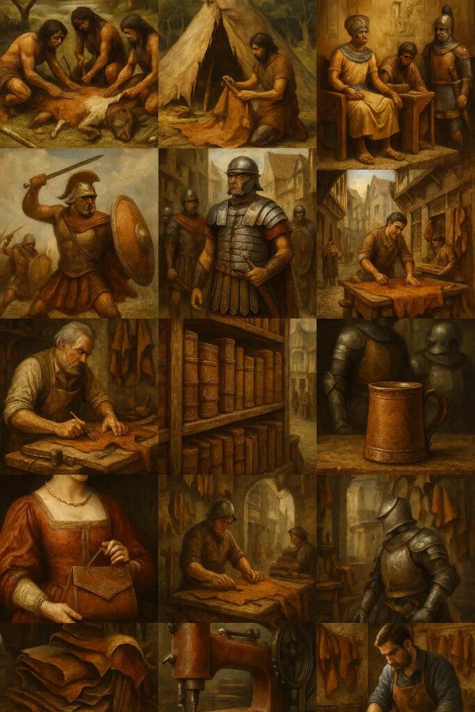 history of leather history of leather